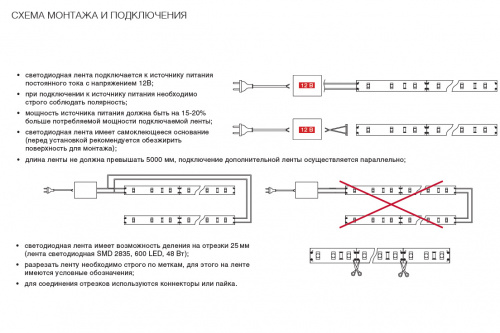   SMD2835, 120 LED/, 9,6/, 12, 900./ 50005 , IP 20,  4200 (   2